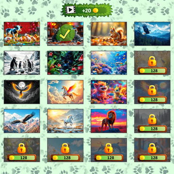 Микс Пазл: Животные — увлекательная игра для детей! Меняйте местами части, чтобы собрать картинки милых зверей. Развивайте логику и внимательность весело!