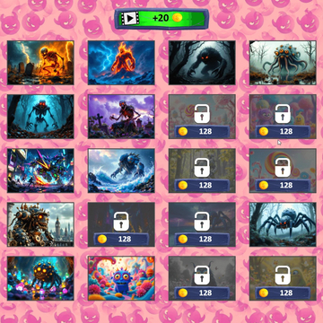 Микс Пазл: Монстры – захватывающая игра, где нужно собрать смешных монстров из перемешанных частей! Решайте головоломки, меняйте фрагменты и соберите всех монстров!