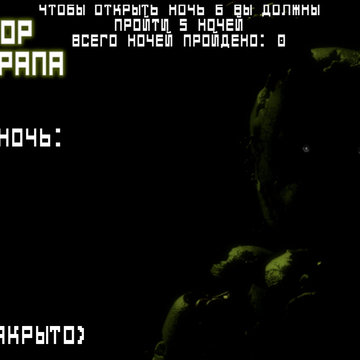 Сможешь пройти все ночи за аниматроника Спрингтрапа?