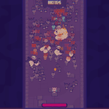 Помоги Коту победить как можно больше противников.