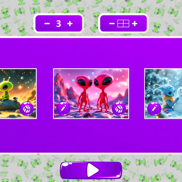 Собери инопланетян в увлекательной головоломке! Перемещай части картинки, чтобы восстановить изображение и победить в Микс Пазл: Инопланетяне!