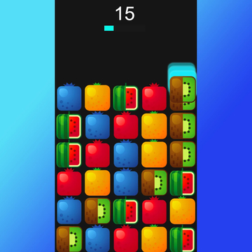 Вам нужно соединить одинаковые фрукты.