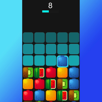 Вам нужно соединить одинаковые фрукты.