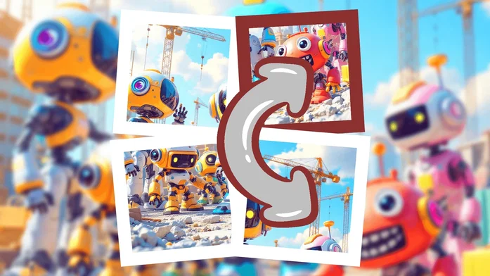 Микс Пазл: Роботы на Пикабу Игры