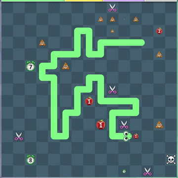 Знакомьтесь, любимая всеми онлайн-игра «Змейка» в новом интересном формате! Красочный геймплей не оставит никого равнодушным. 2D-аркада понравится и взрослым, и детям от 6 лет.