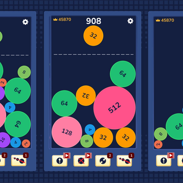 Увлекательная головоломка про слияние шаров в погоне за максимальным количеством очков и заветной 2048!
