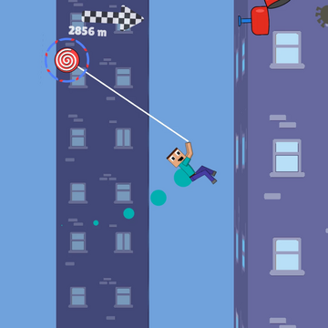 Нубика укусил крипер-паук и он стал нубиком-пауком! 
Помоги нубику тренироваться в большом городе, летай на паутине, собирай значки, открывай новые костюмы. Проходи испытания. Открывай новые уровни. 

Пройди все уровни, сделай из нубика-паука про-паука!