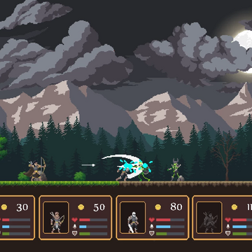 Используйте свою стратегию в этой выживающей военной игре, чтобы бороться с могущественными монстрами и завоевать их великолепные замки!