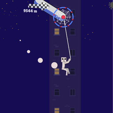 Нубика укусил крипер-паук и он стал нубиком-пауком! 
Помоги нубику тренироваться в большом городе, летай на паутине, собирай значки, открывай новые костюмы. Проходи испытания. Открывай новые уровни. 

Пройди все уровни, сделай из нубика-паука про-паука!