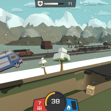 Зомби Дерби Пиксельное Выживание еще ни разу уничтожение зомби не было настолько ярким, динамичным и веселым.