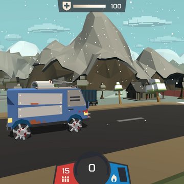 Зомби Дерби Пиксельное Выживание еще ни разу уничтожение зомби не было настолько ярким, динамичным и веселым.