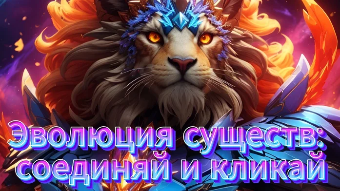 Эволюция существ: соединяй и кликай на Пикабу Игры