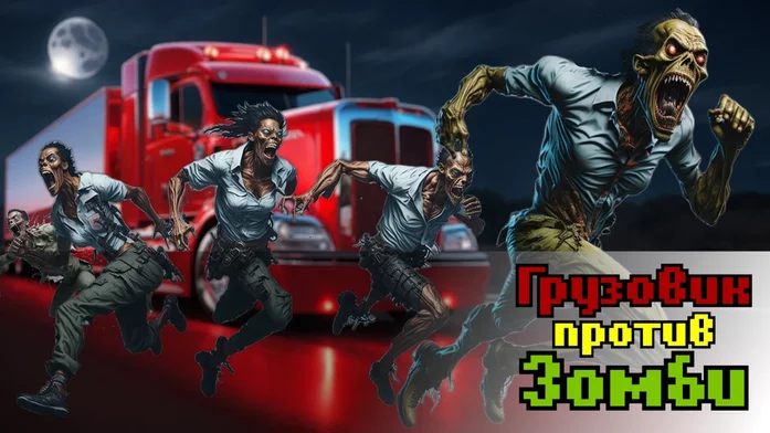 Грузовик против Зомби на Пикабу Игры