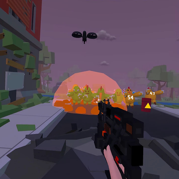 Создавай безумное оружие из множества стволов и отбивайся от волн милых, но беспощадных зомби-обормотов! Прокачивай и комбинируй детали, чтобы выжить