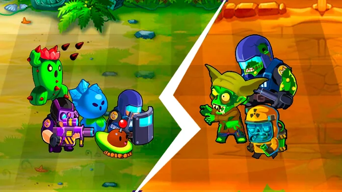 Спецназ и Зелень против Зомби на Пикабу Игры