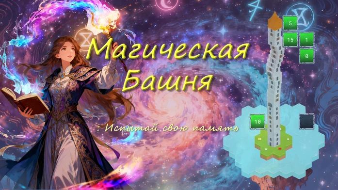 Магическая Башня: Испытай свою память на Пикабу Игры