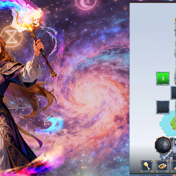 Запоминай скрытые цифры на плитках и нажимай их в правильном порядке, чтобы завершить заклинание и построить самую высокую магическую башню.