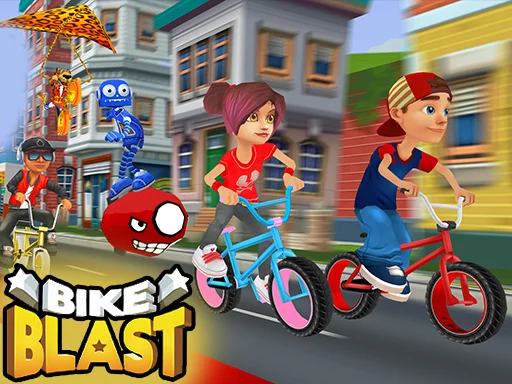 Bike Blast — гонка на велосипедах на Пикабу Игры