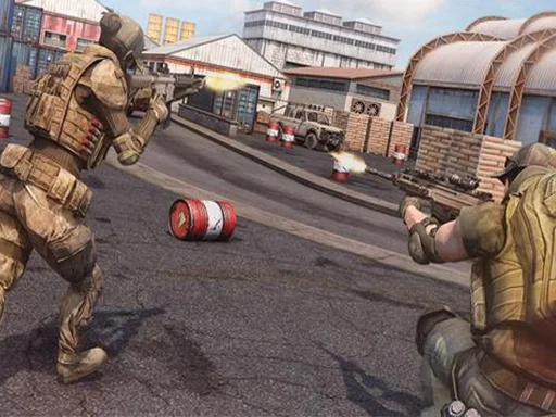 Стрелковые приключения армейского коммандос на Пикабу Игры