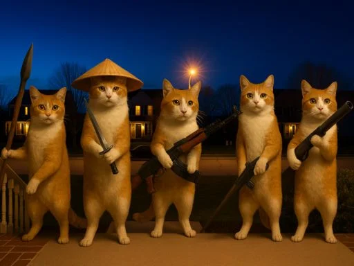 Кот с пистолетом Кликер Эволюция на Пикабу Игры