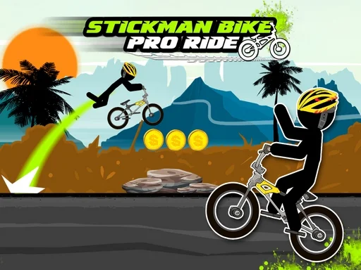 Stickman Bike: Pro Ride на Пикабу Игры