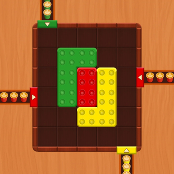 Логическая игра с красочными цветными блоками. Двигайте фигуры к воротам нужного цвета, наполняйте блок стаканами и собирайте идеальные кофейные композиции!