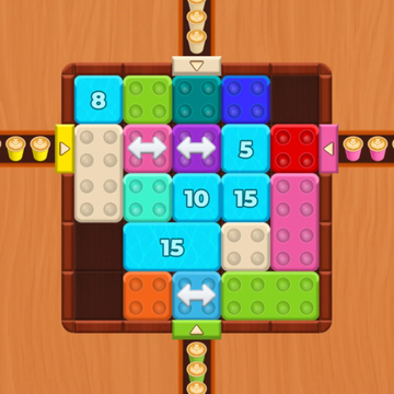 Логическая игра с красочными цветными блоками. Двигайте фигуры к воротам нужного цвета, наполняйте блок стаканами и собирайте идеальные кофейные композиции!