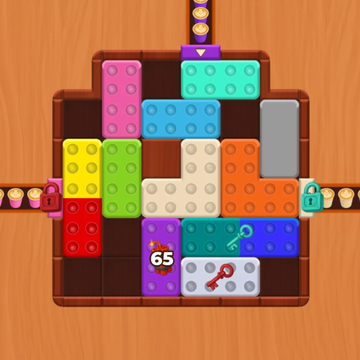 Логическая игра с красочными цветными блоками. Двигайте фигуры к воротам нужного цвета, наполняйте блок стаканами и собирайте идеальные кофейные композиции!