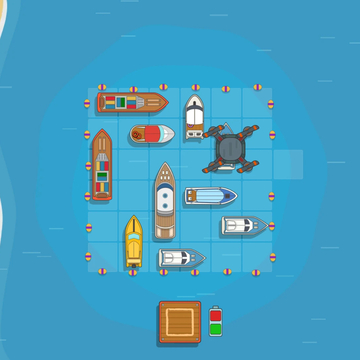 Разгадайте головоломки на воде! Перемещайте лодки и катера, освобождая путь для главного катера. Умное планирование, тактические маневры и уютная морская атмосфера ждут вас в этой сложной игре-парковке.