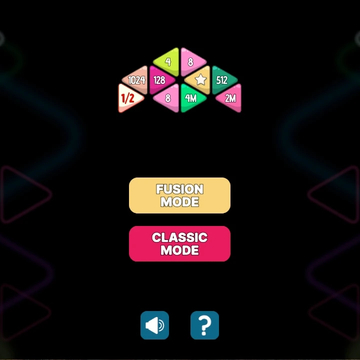 Треугольники Точки 2048 — захватывающая головоломка, где игрок должен соединять треугольники-точки на поле, чтобы получить треугольники с еще большим значением.