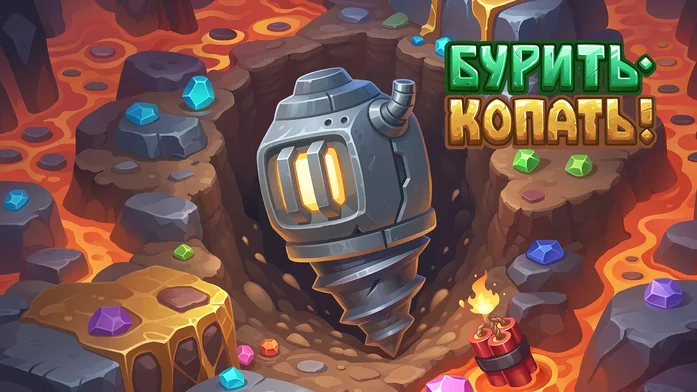 Бурить-Копать! на Пикабу Игры