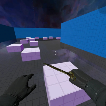 Легендарный баннихоп и сёрф как в Counter Strike перенесен в браузерную онлайн игру "Bunnyhop и Surf Карты", где можно проходить карты соревнуясь с игроками.