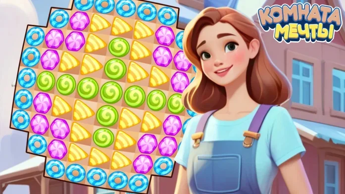 3 в Ряд: Комната Мечты на Пикабу Игры