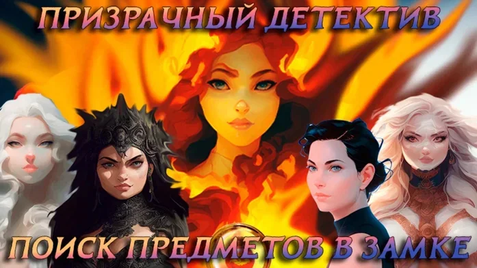 Призрачный детектив: Поиск предметов в замке на Пикабу Игры