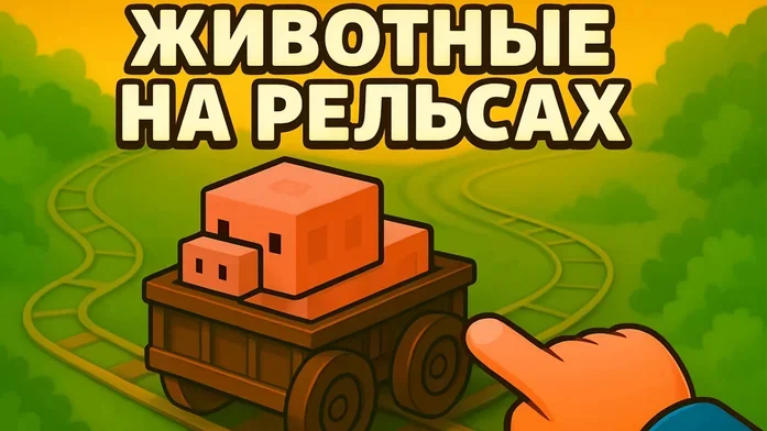 Животные на рельсах! на Пикабу Игры