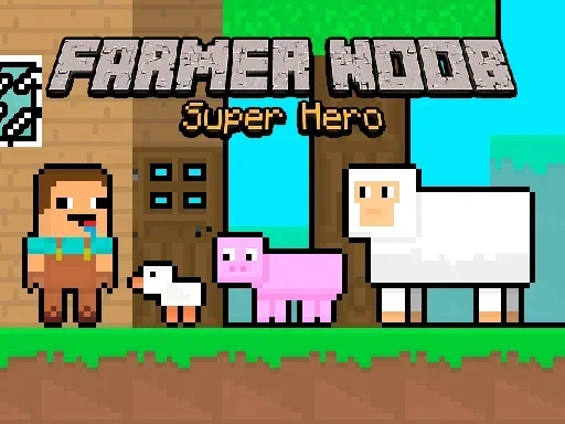 Farmer Noob Super Hero на Пикабу Игры