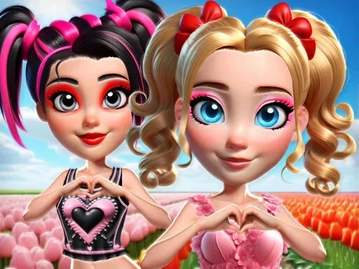 Яркие Сердца: Гламур против Панка на Пикабу Игры