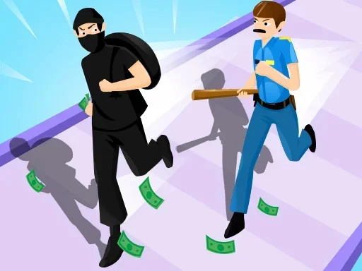 Полицейский забег 3D на Пикабу Игры