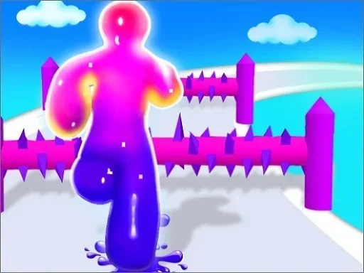 Blob Dash: Бесконечный Бегун на Пикабу Игры