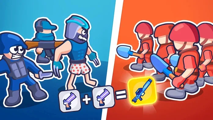 Собери отряд: Красные против Синих на Пикабу Игры