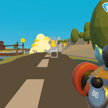 Динамичный шутер от первого лица, где ваше главное оружие — пушка, стреляющая коробками!