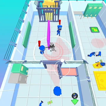 Цель игры — сбежать из всех тюрем, выбирая наиболее эффективный способ побега на уровне. Охранники хотят схватить вас и ваших друзей. Прячьтесь от охранников пока они не отойдут, или пока вы не сможете их уничтожить.