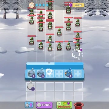  Отбивай волны снежных монстров, соединяй пушки, чтобы получать все новые и новые улучшенные модели пушек. Монстры сильны и их очень много, они постоянно нападают. Прокачай базу и пушки, одолей их всех!