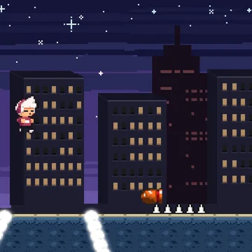 Пришельцы вторглись на Землю и похитили сестру Тома! «Приключения Тома» — это увлекательная платформенная игра с 21 этапом, включая босса! Помогите Тому спасти свою младшую сестру, пройдя 21 сложный уровень.