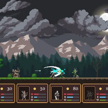 Используйте свою стратегию в этой выживающей военной игре, чтобы бороться с могущественными монстрами и завоевать их великолепные замки!