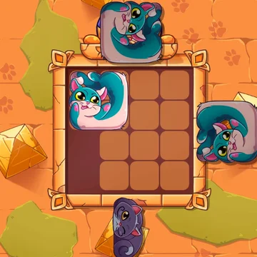 Решай головоломку с котиками!