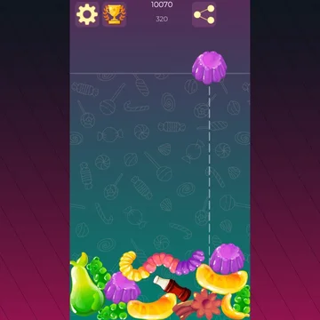 Соединяй мармеладки и достигни мармеладного арбузика!
Теперь тебе предстоит соединять мармеладки!
Узнай, какие бывают мармеладные конфеты!
Очень интересная и увлекательная игрушка!
Желейная физика завораживает!