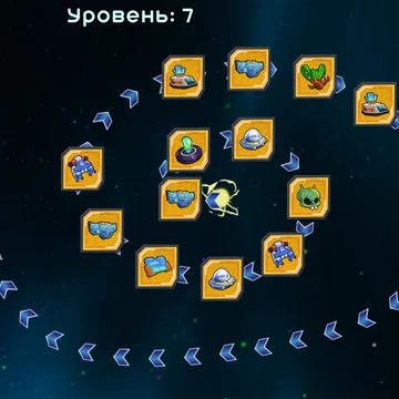 Зумбла в космосе это игра, которая сочетает в себе механики из двух популярных игр - Зумы и Маджонга. В этой игре, игроки должны собирать группы из трех одинаковых плиток, чтобы удалить их с игрового поля.