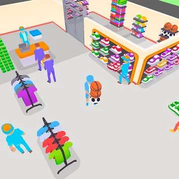 T-shirt sale: симулятор магазина - игра в жанре симулятора магазина и крутой футбольной моды, где вы развиваете магазин и строите бизнес. T-shirt sale: продавайте кроссовки и одежду.