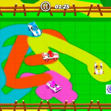 Безумные мини-игры на машинках для 1–4 игроков! Закрашивай арены, забивай голы, сражайся дубинами и побеждай в гонках. Собирай кристаллы, открывай крутые тачки и прокачивай стиль своего стикмена!